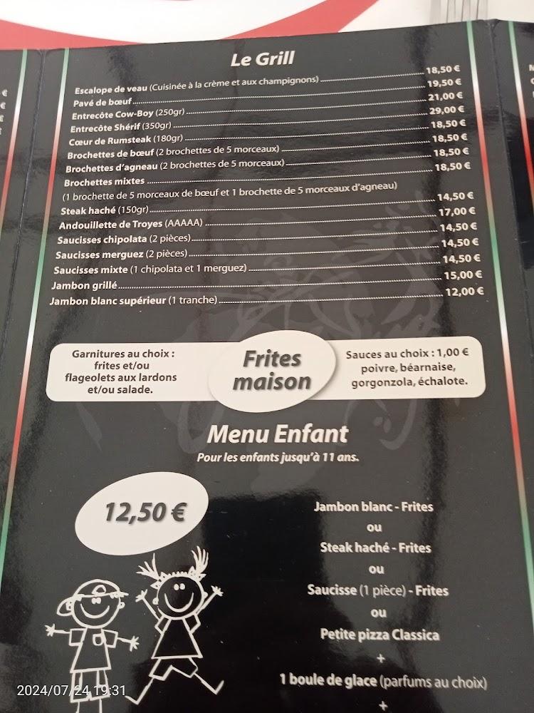 Grill les Enseignes - Menu Image 1